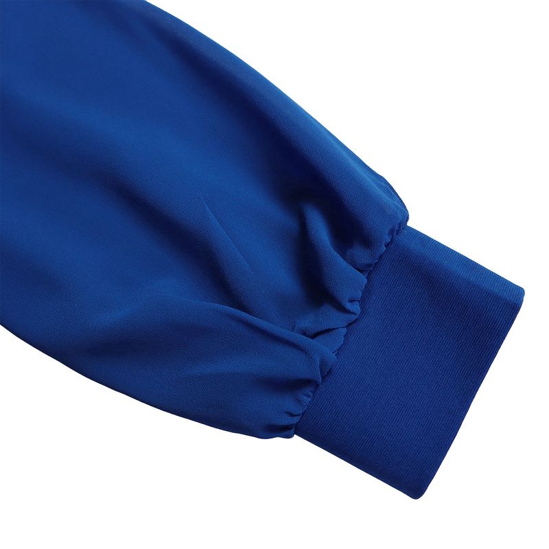 Ropa de mujer Nueva moda tradicional Tongle Top de manga larga Pantalones de pierna ancha Traje de dos piezas_voghion.com
