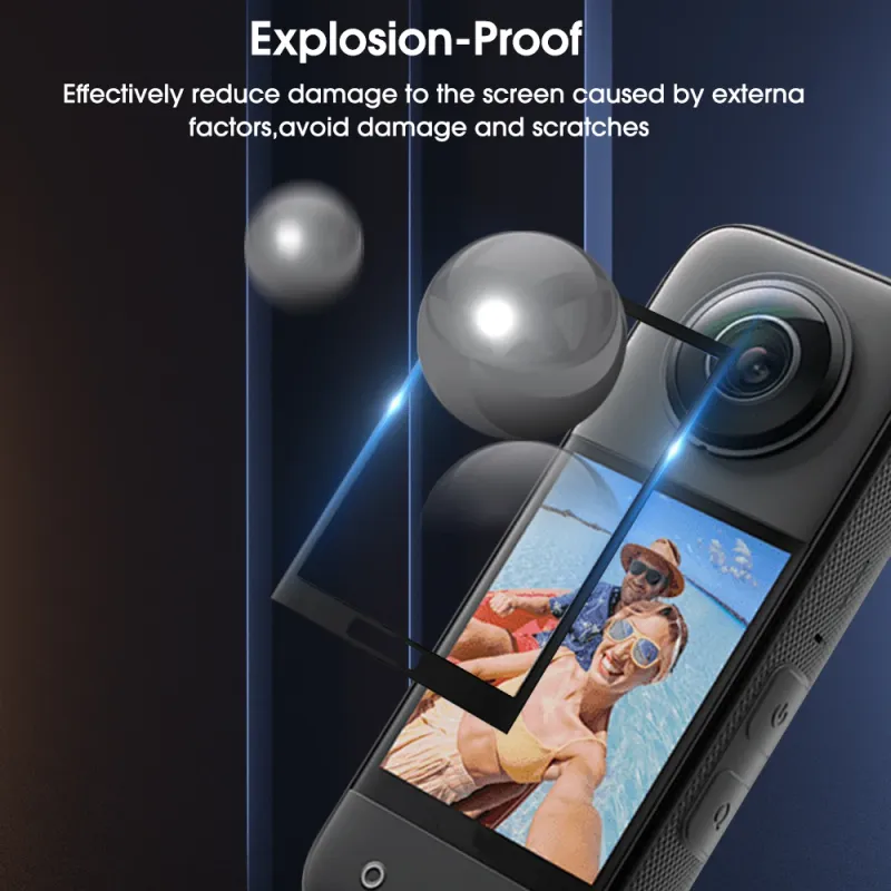 1-5Pcs 3D Curved Protector One X3 X4 Display Bildschirm Flexible Film Für Insta360 X5 Action Video Kameras_voghion.com