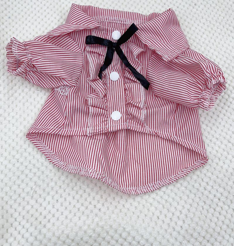 Schwarz Weiß Blau Plaid Stil Katze Kleidung Trendy Marke Rock Neue Vielseitige Haar Zubehör Hund Kleidung_voghion.com
