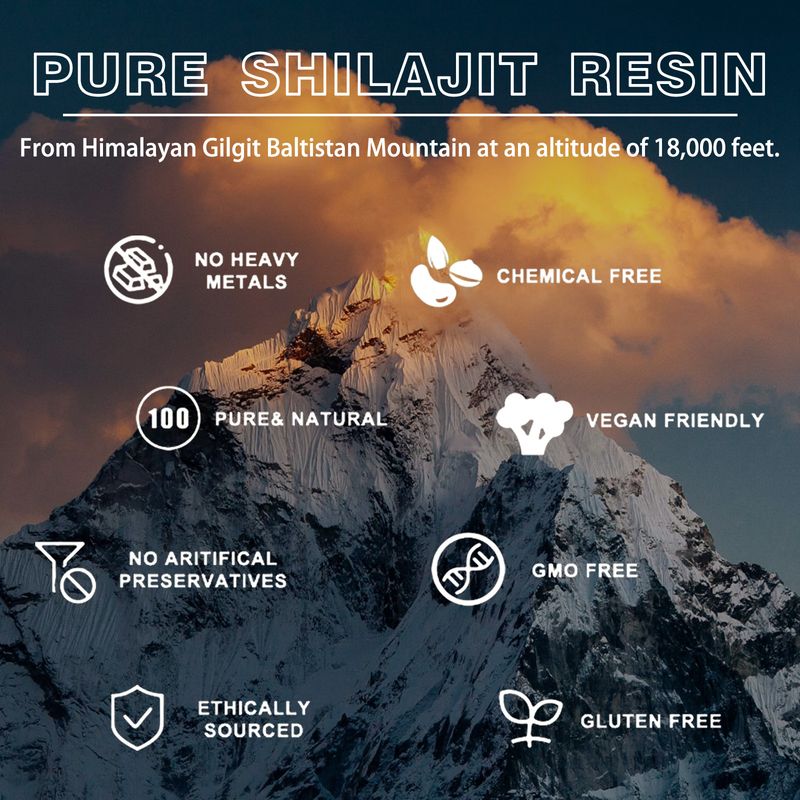 Googeer Shilajit Reçine Diyet Takviyesi ENERJİYİ ARTIRIR VÜCUT MAKSİMUM VERİMLİLİĞİ_voghion.com