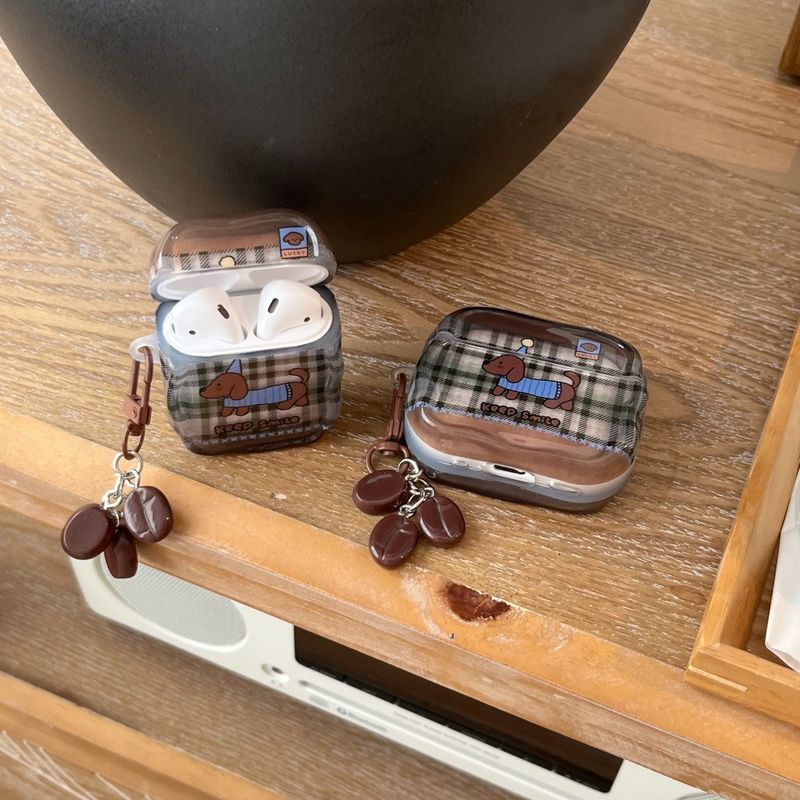 Lattice Dachshund For AirPods Pro Protective Cover AirPods Protective Case Active Noise Reduction Apple_voghion.com