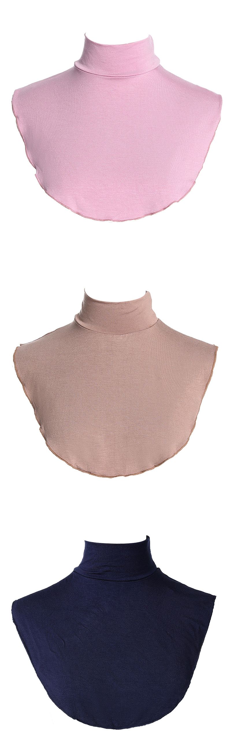 Krage för barn, mångsidig krage, multifunktionell dekorativ krage, bomullstyg, flerfärgad skjorta, hög krage_voghion.com