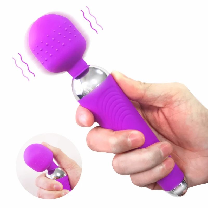 Vibrador AV potente de 20 velocidades, varinha mágica, brinquedos sexuais para clitóris_voghion.com