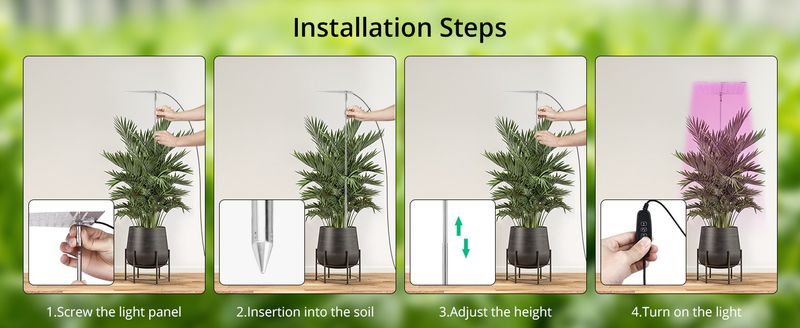 LED Plant Growth Lamp Lifting Full Spectrum Quantum Board Seedling Green Plant Aquarium Succulent Plant Fill Light Factory_voghion.com