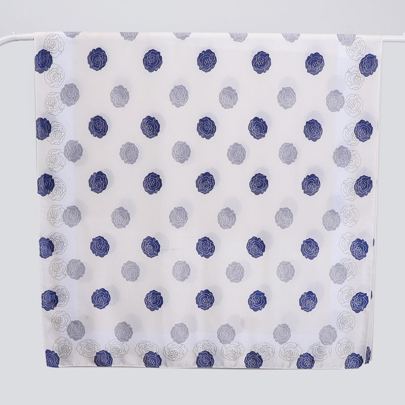 New scarves with exquisite prints for spring summer, versatile noble floral designs, elegant sun resistant shawls,_voghion.com