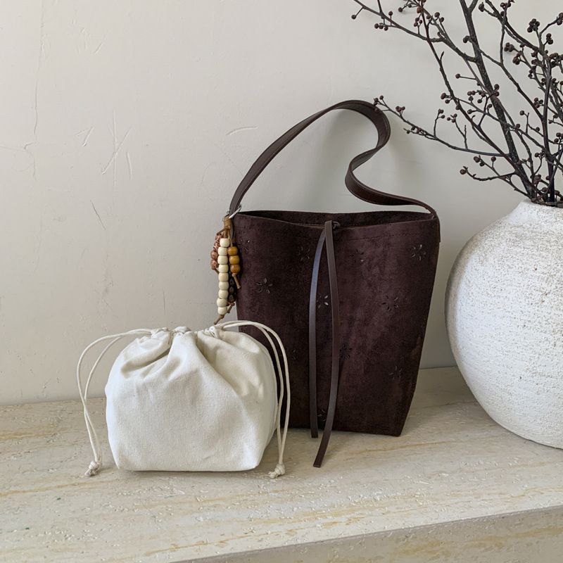 Borsa a tracolla da donna in pelle scamosciata, versatile, casual, opaca, con design alla moda, da pendolare, da ascella_voghion.com
