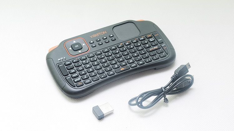 Computer-TV Android Box Drahtlose Fliegen USB Tastatur Mini Schlüssel Maus Anzug Touch Pad Fernbedienung_voghion.com