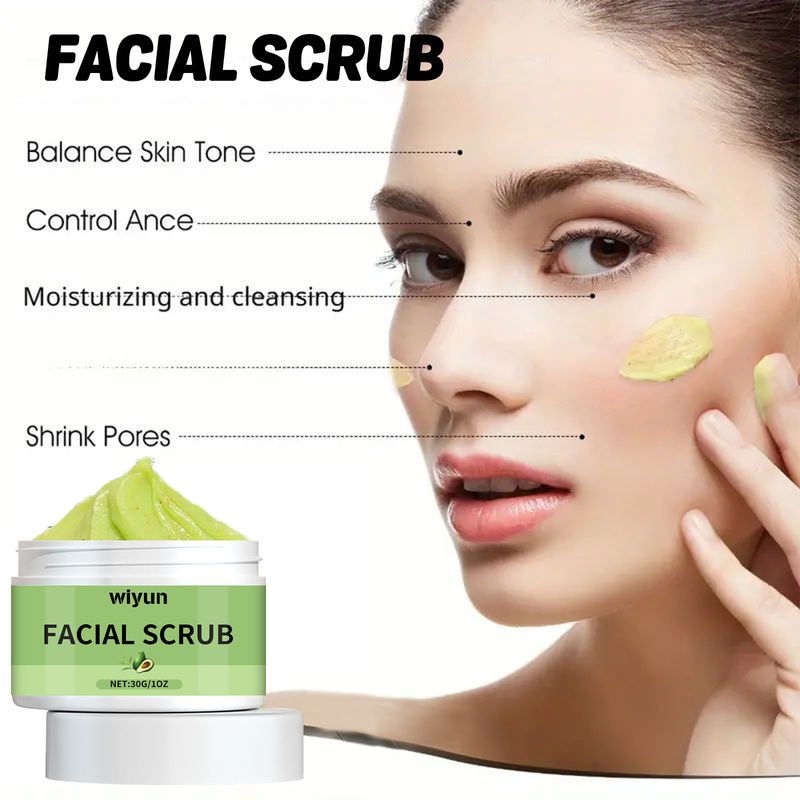 WIYUN Avocado Cleansing Skin Sanftes Gesichtspeeling_voghion.com