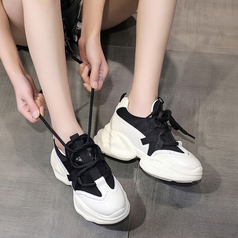 Internal Heightening Dad For Women 2024 Spring And Autumn New Small Man Internet Celebrity Fried Street Matsuke Casual_voghion.com