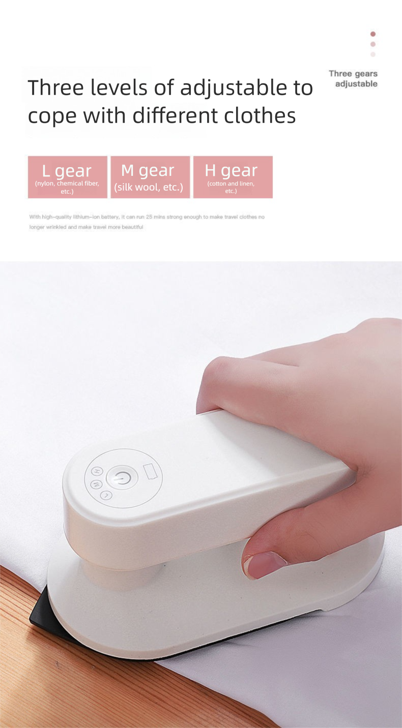 New Rechargeable Wireless Handheld Small Mini Dormitory Student Travel Portable Iron Ironing Machine Artifact_voghion.com