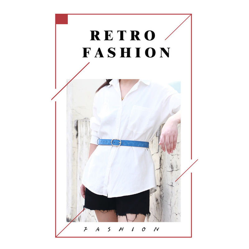 2023 Cintura da donna di nuova vendita Pulsante giapponese Moda opaca Cintura in PU di alta qualità Abbigliamento per ragazze Cinghie decorative abbinate_voghion.com