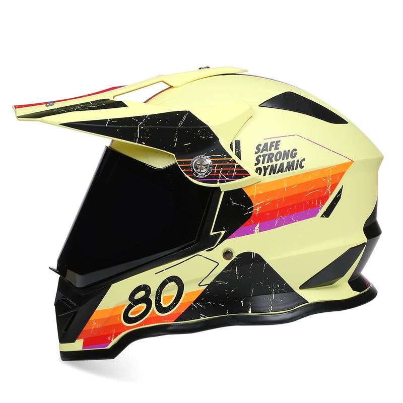 Motorradhelm Offroad-Rallyehelm Vollschutz Rennmotorradhelm Mountain Speed Abstiegshelm_voghion.com