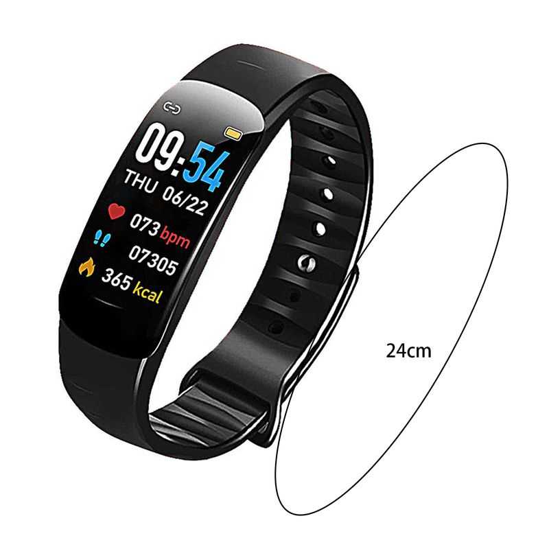 RXshengtai C1plus Bluetooth-Compatible Reminder Weather Forecast Multiple Sport Modes Wrist Smart Watch Daily Life_voghion.com
