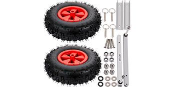 VEVOR Boat Launching Wheels, 12" Boat Transom Launching Wheel, 600 LBS Loading Capacity Inflatable Boat Launch Wheels, Aluminium Alloy Transom Launchi_voghion.com