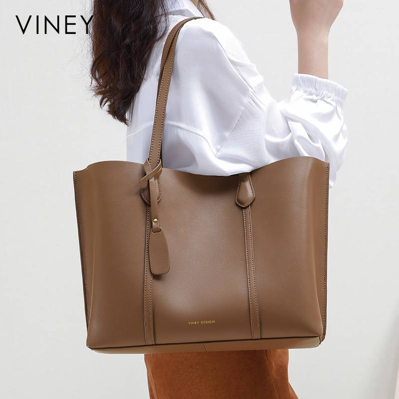 VINEY Big 2025 Borsa a tracolla estiva da pendolare, grande capacità, in vera pelle, stile primavera e nuovo, alla moda, da donna_voghion.com