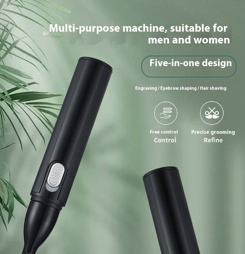 Professional 5-in-1 Women's Electric Hair Trimmer For Body, Bikini, Legs & Eyebrows – Painless & Waterproof – USB Rechargeable_voghion.com