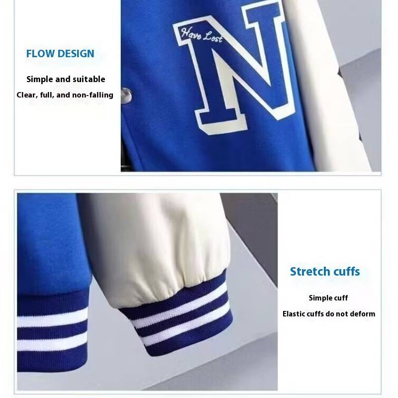 Erkek Günlük Stil Beyzbol Ceketi - Hafif ve Nefes Alabilen Polyester İlkbahar/Sonbahar Montu - Yan Cepli Bol Kesim Sokak Giyim Ceketi_voghion.com