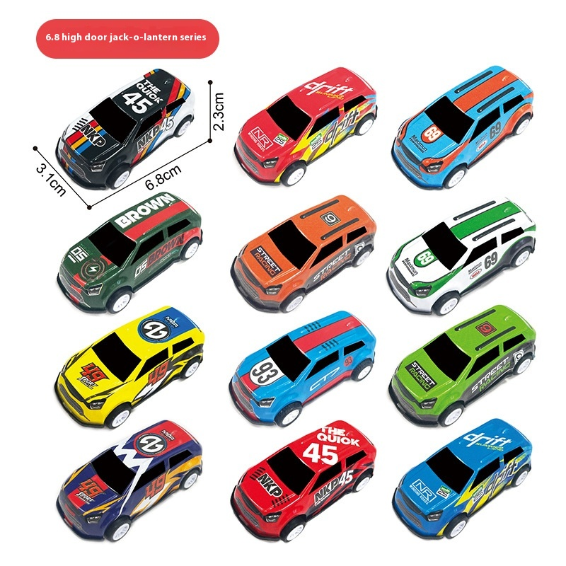 Mini coche de juguete Daquan de plástico de 6,8 cm, modelo pequeño, tractor fundido a presión, juguete para niños y coche de ingeniería Huili._voghion.com