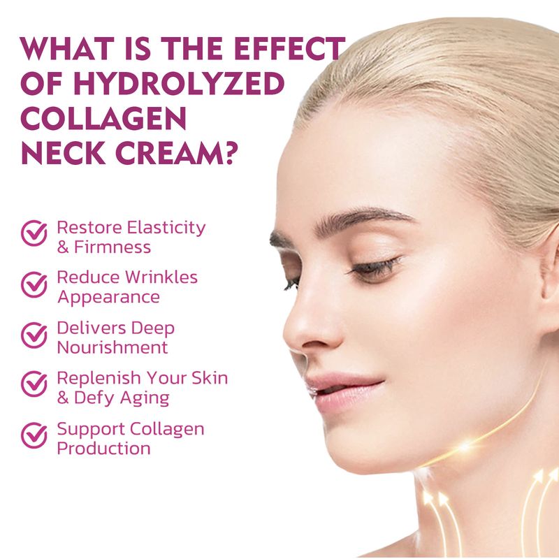 Jaysuing Hydrolyséiert Kollagen Halscrème Swan Neck Line Fein glat Halscrème_voghion.com