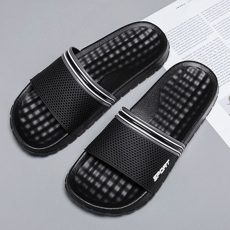 Una parola per uomo in estate, per interni ed esterni, antiscivolo per la doccia, comode per l'esterno, pantofole casual e alla moda_voghion.com