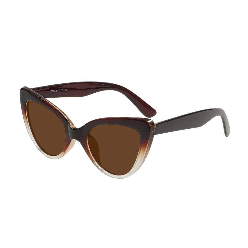 Modische, leichte Vollrand-Sonnenbrille mit polarisierten Gläsern für Damen aus TR90-Katzenauge für Korrekturgläser mit Myopie_voghion.com