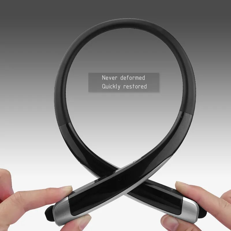 HX-1100 Stereo Bluetooth Neck-Mounted CSR 4.1 HD Sound Quality Waterproof Noise-Canceling Sports Earphone_voghion.com