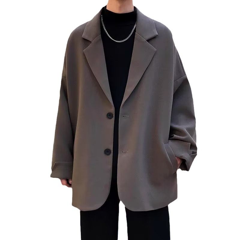CT Spring And Autumn Small Blazer For Men, Korean Style Loose Trendy Student Casual Suit, New Versatile Stylish Simple_voghion.com