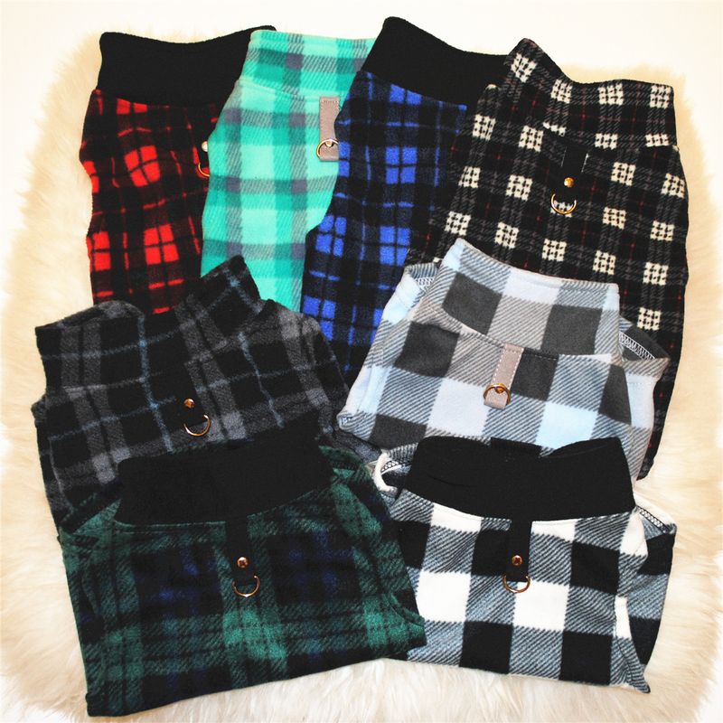 Abbigliamento per animali domestici diretto dalla fabbrica, per cani, autunno e inverno, in pile polare, fibbia di trazione, 27 colori brevettati, saranno oggetto di indagine_voghion.com