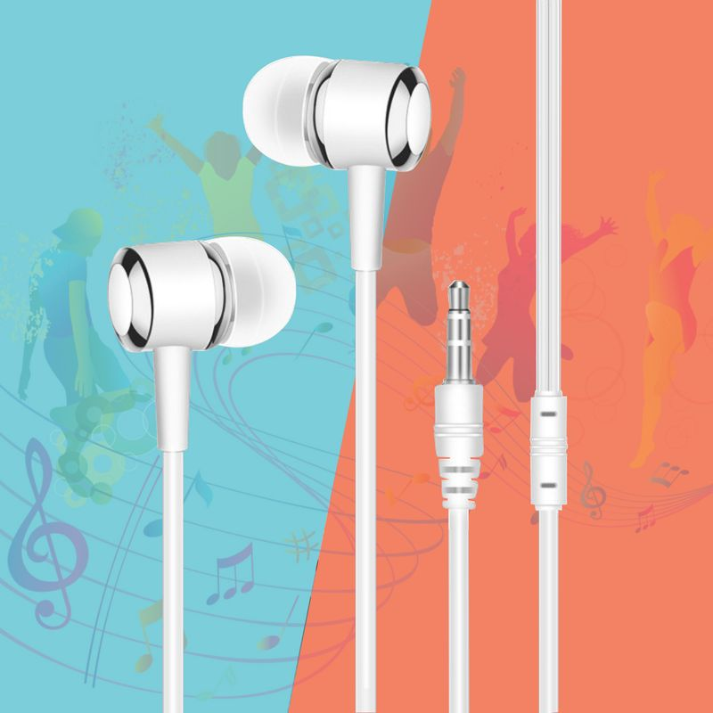 Auricolare cablato resistente al sudore con audio stereo ad alta definizione jack audio da 3,5 mm_voghion.com