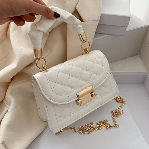 Borsa a tracolla piccola con catena quadrata, classica coreana alla moda INS Ladies 2025, stile celebrità di Internet_voghion.com