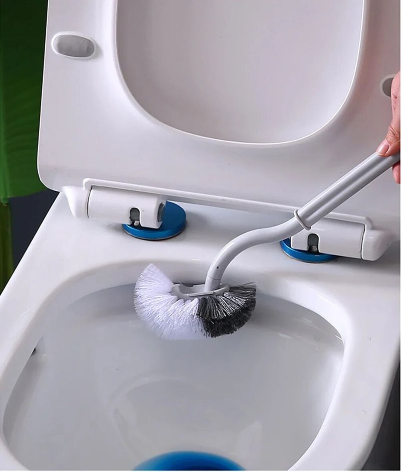 Scopino per WC con manico lungo; Scopino per WC; Pulizia WC a parete; Pulizia WC senza angoli morti_voghion.com