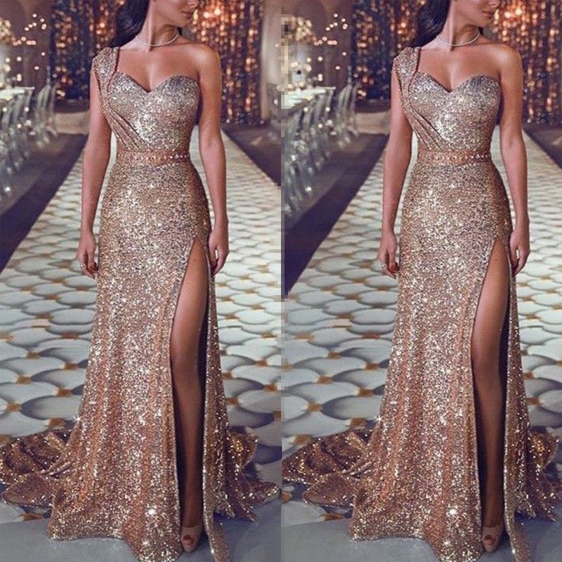 Luxury Metallic Silk Dress - Elegant A-Line Evening Gown With Gold Foil Finish (High-End Fabric Flowy Skirt Perfect For Galas & Red Carpet Events)_voghion.com