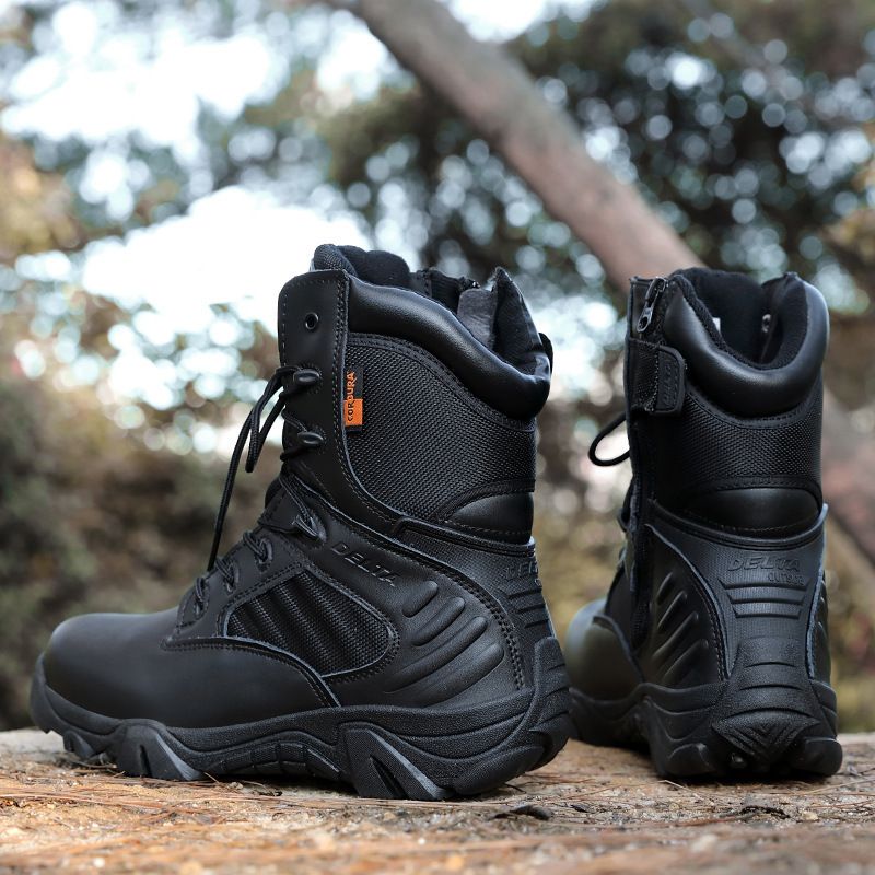 Combat Boots Men's Outdoor Hiking Boots High Tops Desert Boots Tactical Boots Army Junkies Training Boots_voghion.com