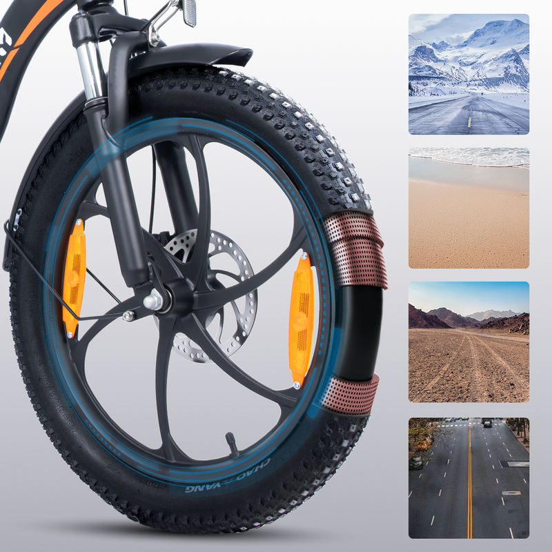 Cheevalry C16 20'' Elcykel 250W 48V 16AH E-cykel Fällbar stadscykel Vuxna_voghion.com