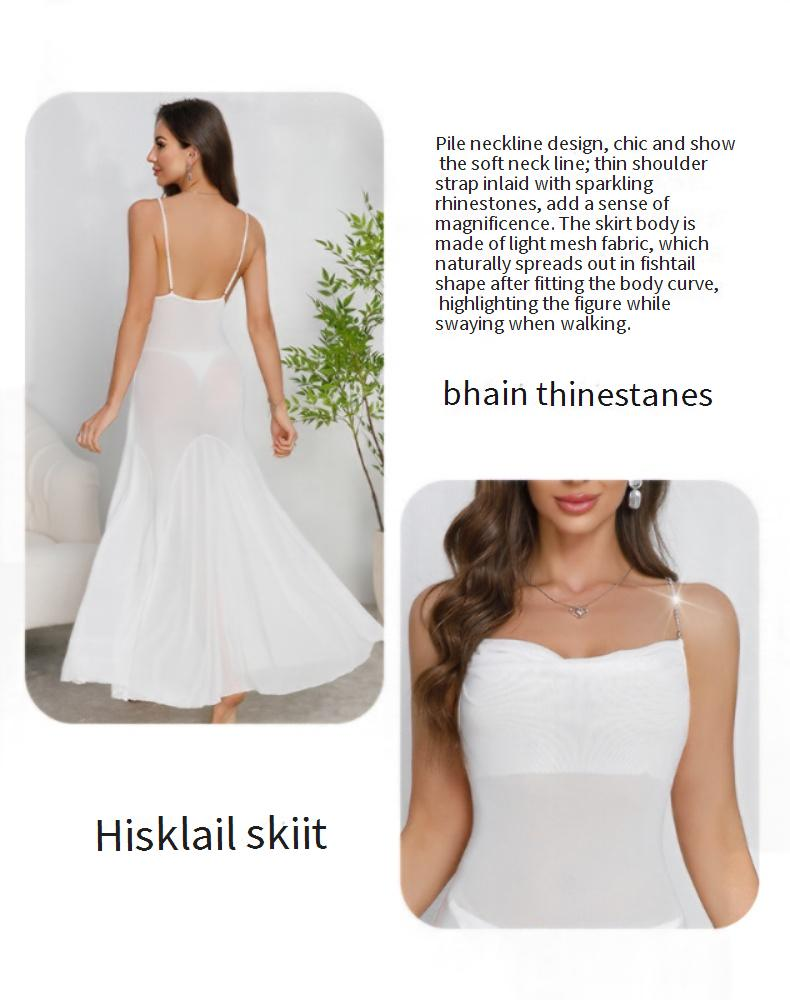 Women's Sleepwears Multi Color Sexy Long Skirt Sexy Dress Dress Sexy Lingerie Pajamas Female_voghion.com