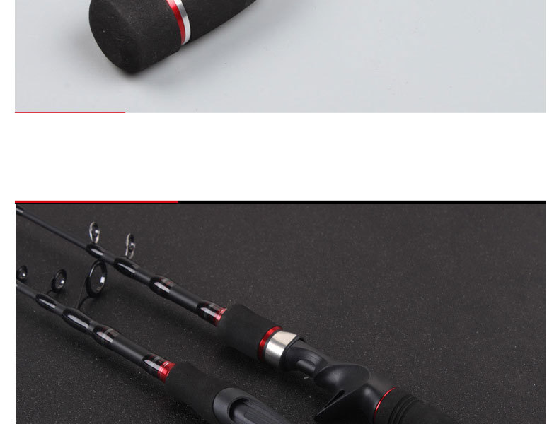 Portable Telescopic Lure Rod Carbon Vibrating Straight Handle Gun Handle Lure Rod_voghion.com