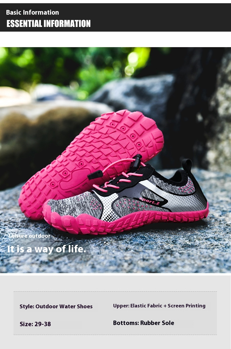 Antislip sokken voor kinderen, springtouw, sportschool, speeltuin, trampoline, ademend stretchmateriaal, antislip rubberen zool, buitensportschoenen_voghion.com