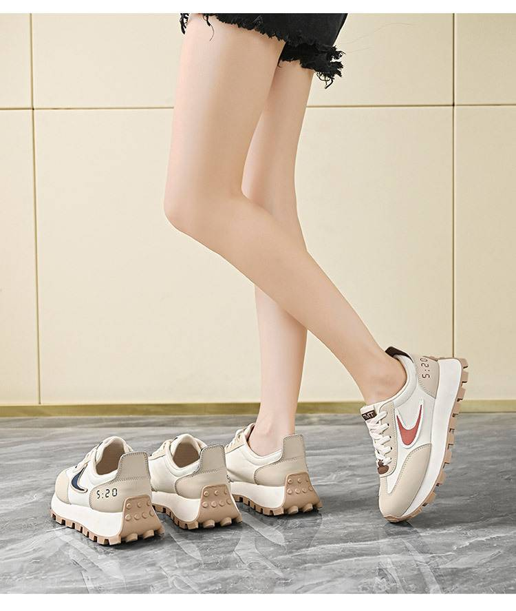 Nuovo stile Forrest Gump Scarpe da donna Versione tendenza Scarpe casual da corsa per studenti Scarpe da papà con suola spessa G6807 2_voghion.com