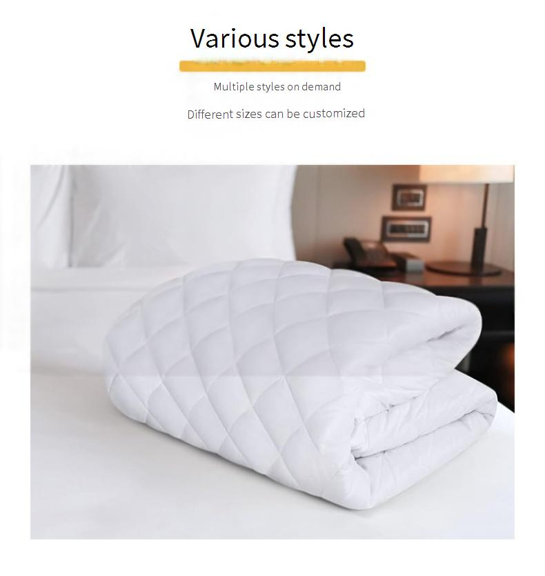 900 g/m², 5 cm hohe Luftschicht-Matratzenauflage – Kühlende Bettauflage mit Rautensteppung (Queensize, Weiß, Polyester)_voghion.com