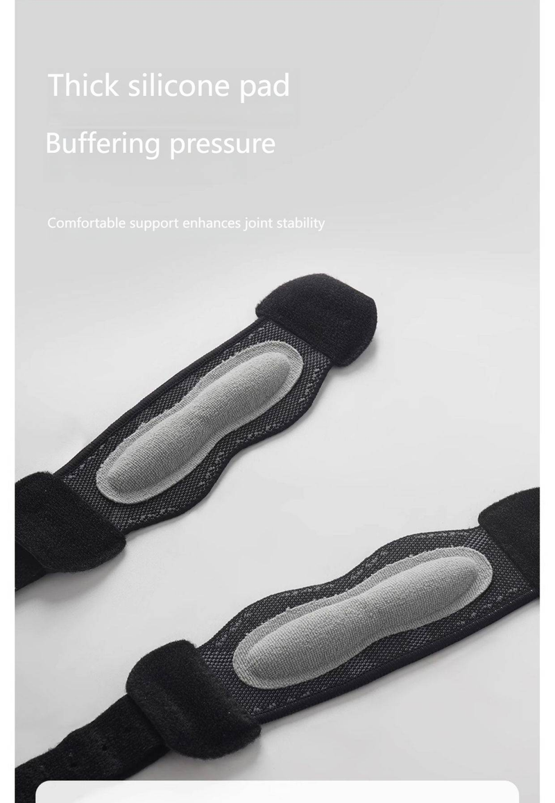 Professionele unisex kniebrace voor hardlopen, wandelen, badminton en sport - ademende compressiekous met siliconen vulling_voghion.com