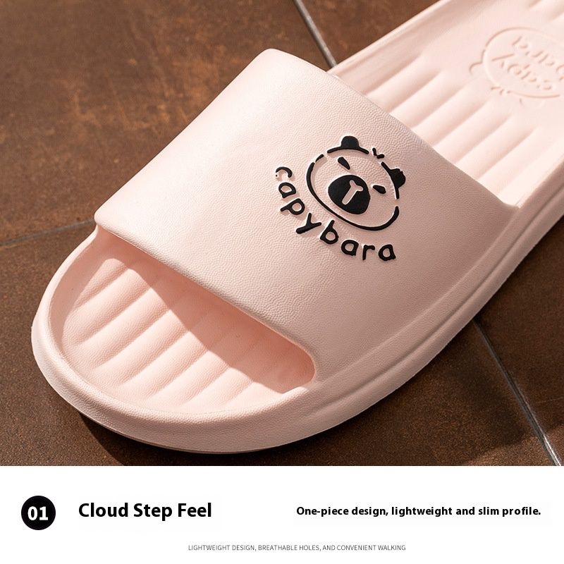 Cartoon Bear Couple Slides - Breathable EVA Slippers With Anti-Slip Sole (Unisex, 5 Colors, Sizes 36-45)_voghion.com