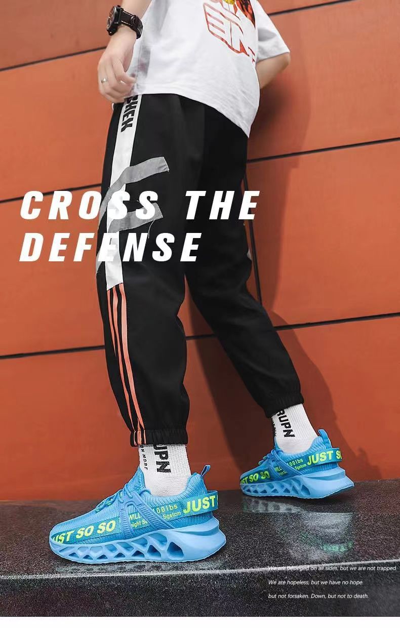 Zapatillas deportivas para hombre y mujer, clásicas, con cordones, para correr, unisex, informales, transpirables, de talla grande_voghion.com