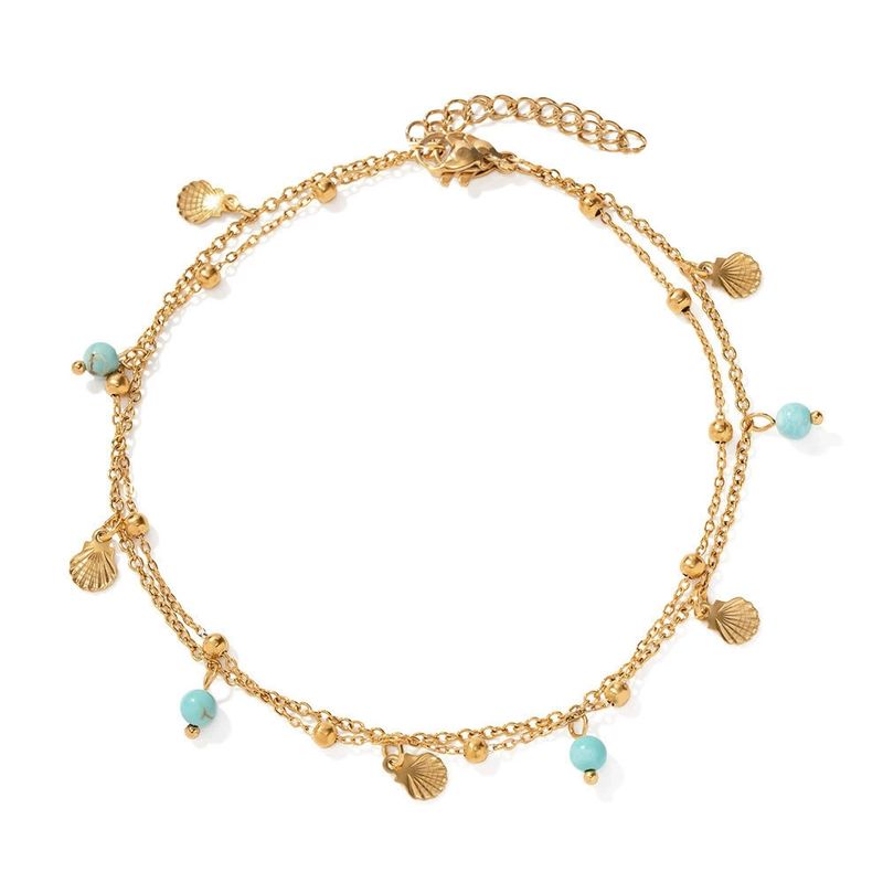 Accessories Bohemian Adjustable Summer Anklet Set Starfish Pendant Beach Foot Jewelry_voghion.com