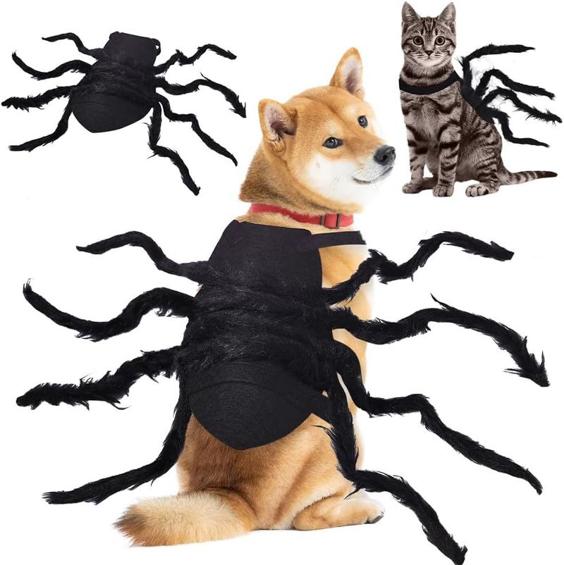 Articolo caldo per animali domestici, costume da ragno per la trasformazione del cane in Halloween_voghion.com