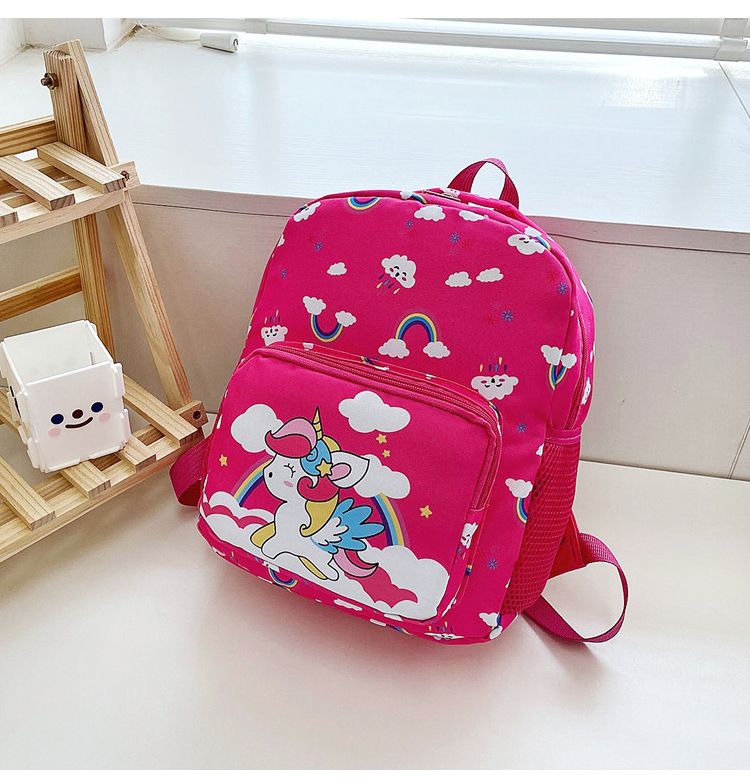 Andralyn Neue Kindertasche mit Cartoon-Print Kinderrucksack Trendy und süßer Dinosaurier-Kindergartenrucksack_voghion.com