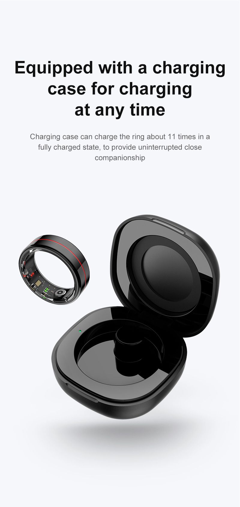 Rings R04 Smart Glasses Blood Oxygen Heart Rate Sleep Health Monitor Step Counter Smart Ring Smart Ring_voghion.com