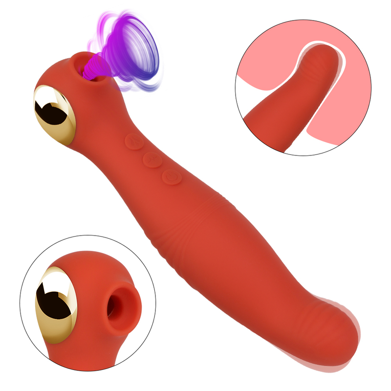 In 1 2 Tail Dildos Sucking Vibrators For Women Nipple Sucker Clit Sucker l Anal Plug Female Masturba Ana Pug Femae_voghion.com