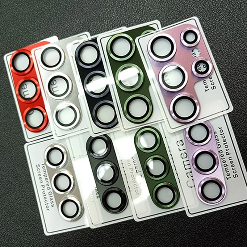 S23ultra Metall Full Cover Kamera Objektiv Schutz für Samsung Galaxy S23 Ultra S23 + S23 Plus Schutzhülle Objektiv Kappe gehärtetem Glas_voghion.com