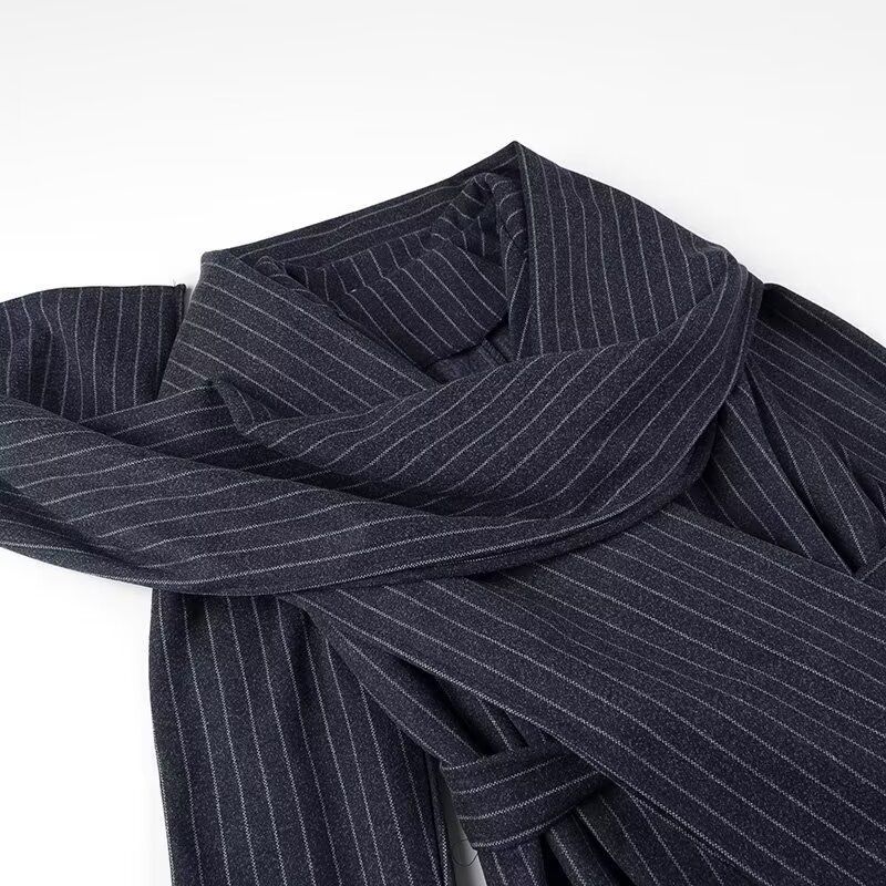Abbigliamento donna autunno inverno 2024 nuova moda street con sciarpa, giacca a vento media lunga_voghion.com