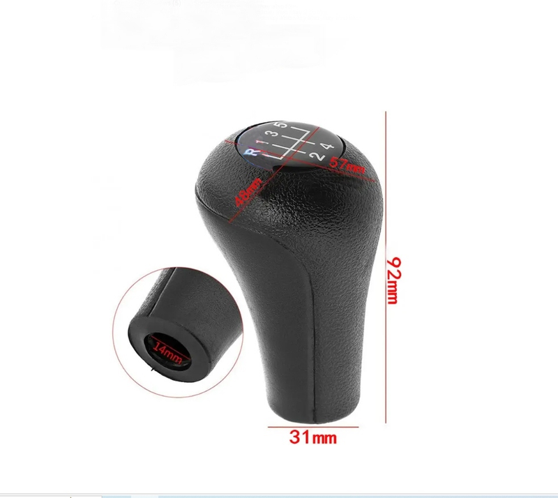 Perilla de cambio de marchas automática para E34, E39, M5, M3, M6, E21, E30, E36, E46 y E28, accesorios para coche de 5/6 velocidades_voghion.com